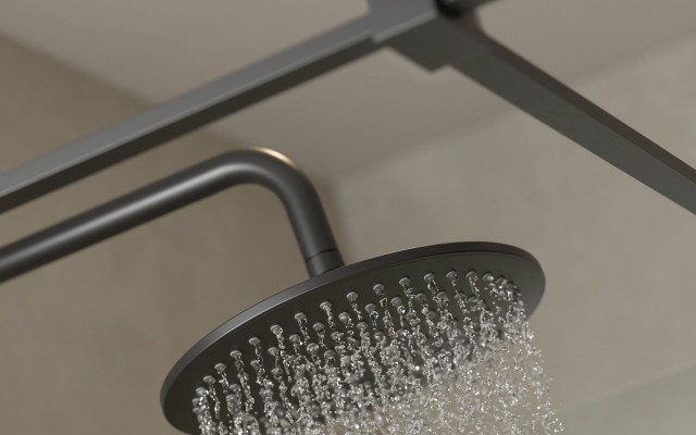 URBAN Shower Detail Matt Black 2